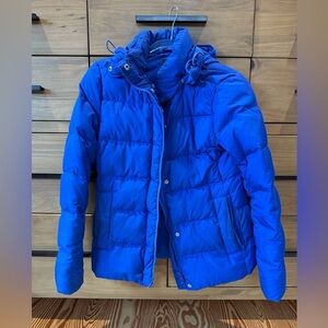 J.Crew Blue Puffer Jacket